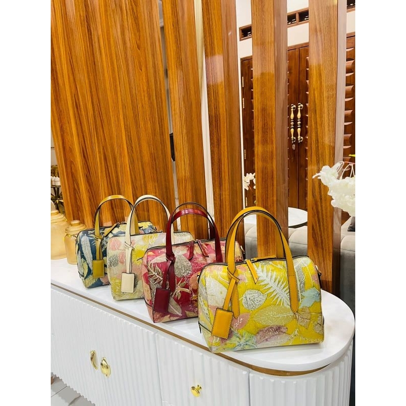 Tas kulit asli Rachel ecoprint series