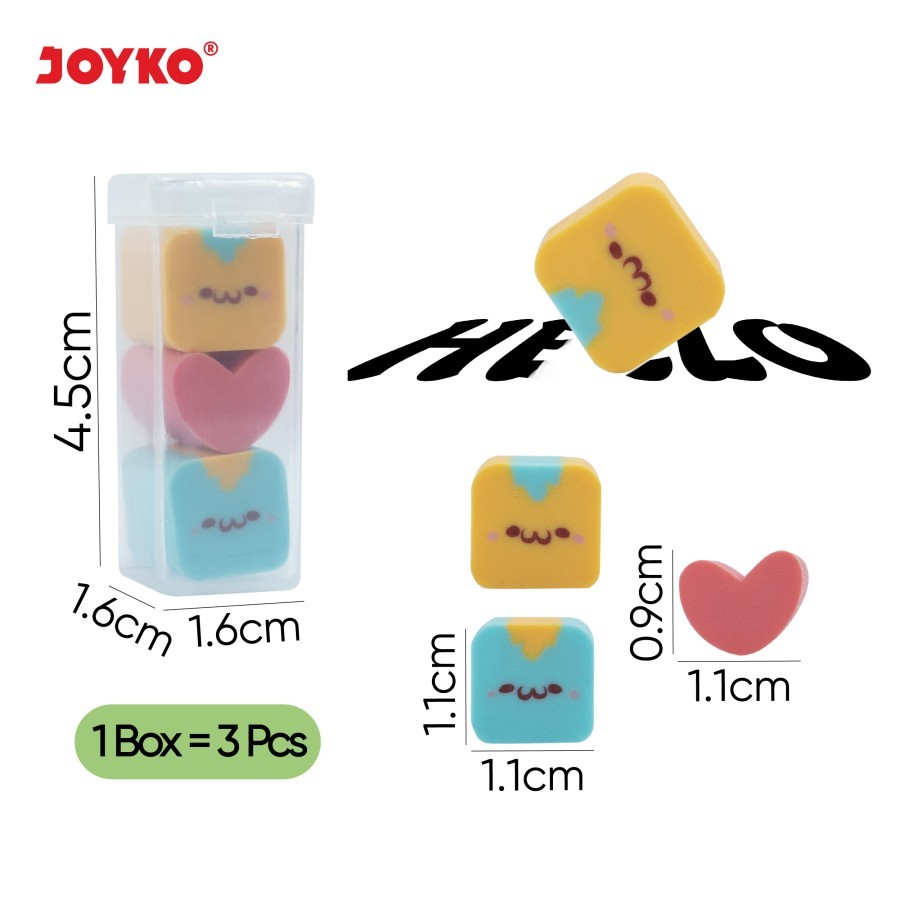 

JOYKO - Penghapus ER-134 Eraser Good Luck Charm - Pcs