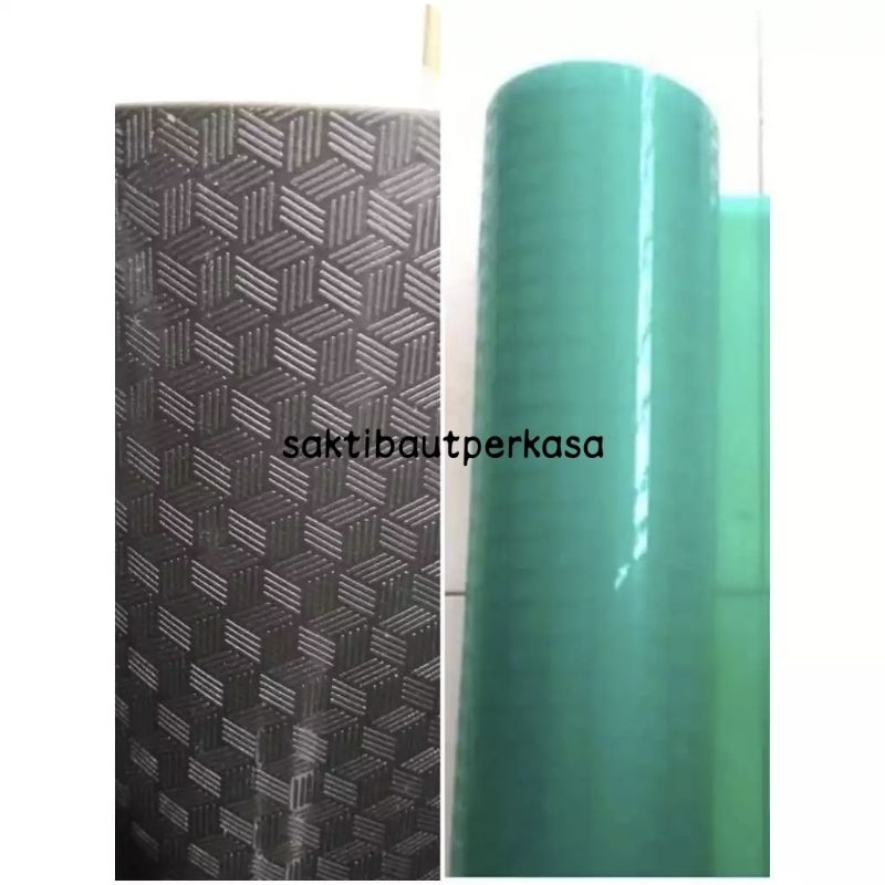 Fiber Pagar Motif 3D Timbul Penutup Pagar Plastik TERMURAH