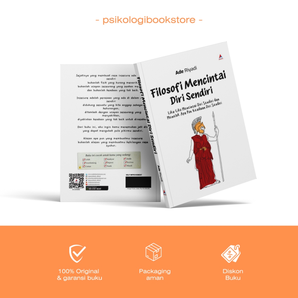 Buku Filosofi Mencintai Diri Sendiri : Lika-liku Mencintai Diri Sendiri dan Memeluk Apa Pun Keadaan 