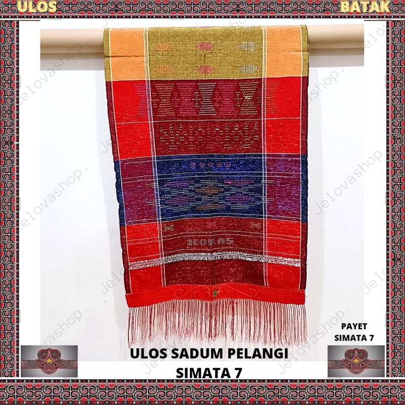 (ULOS BATAK)ULOS SADUM PELANGI SIMATA 7