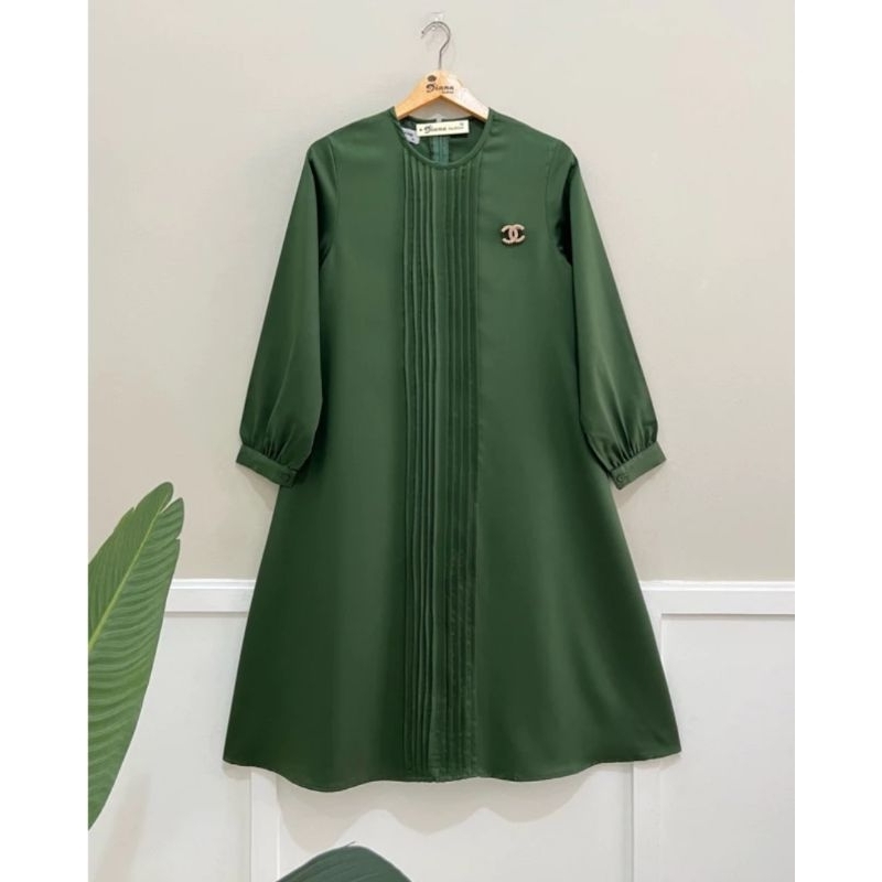 Baju Atasan Wanita Terbaru Tunik Tunic Katun Toyobo Premium Putih Hitam Maroon Kekinian Terlaris