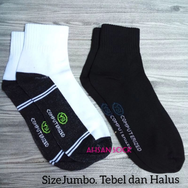 Kaos Kaki Pria Pendek Jumbo/Kaos Kaki Computer YSI Original Tebel