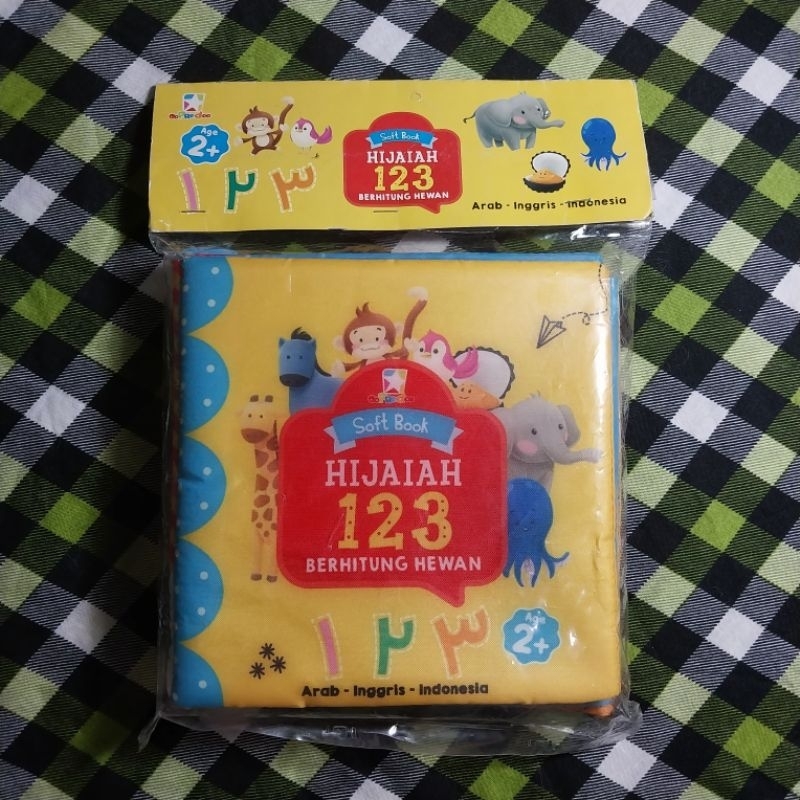 [READY STOCK] Oopredoo Soft Book Hijaiyah 123 Berhitung Hewan