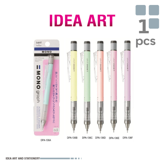 

Tombow Pensil Mekanik 0.5 mm Pastel Edition Mechanical Pencil DPA 136