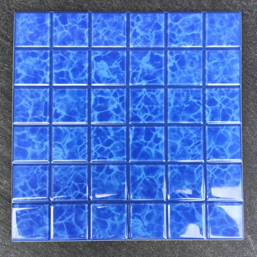 Keramik Roman PWA 33716 Premium Uk 30x30 Cm Keramik Kolam Renang dAtlantic biru tua