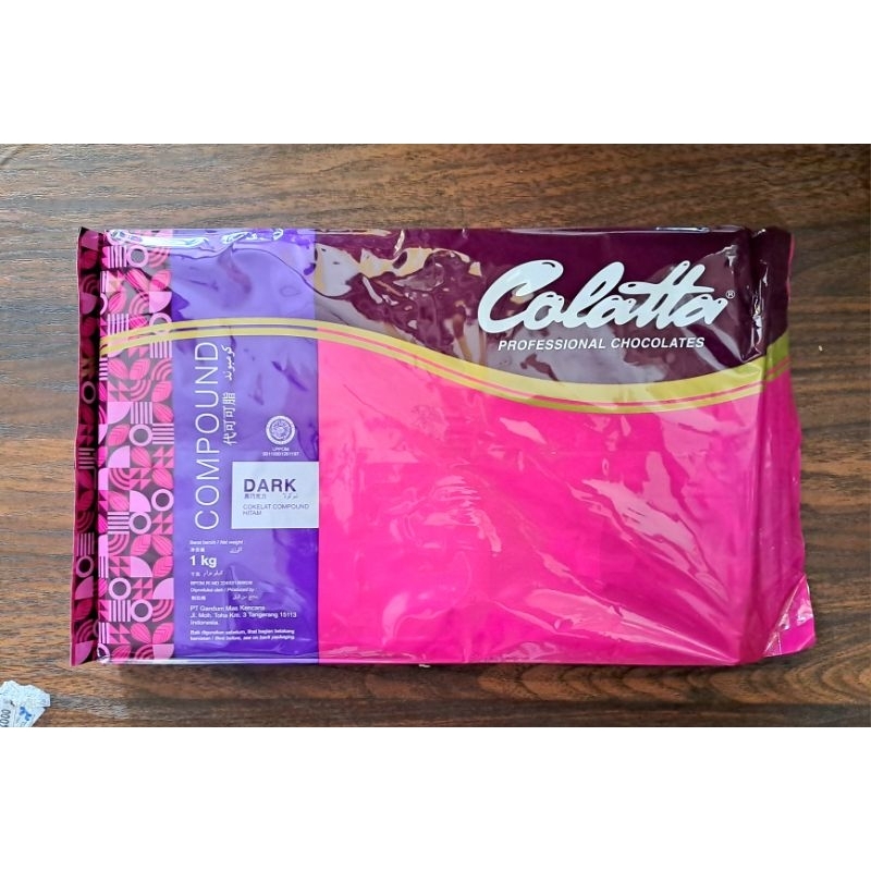 

Colatta Dark Chocolate Compound 1 KG / Cokelat Batang Colatta