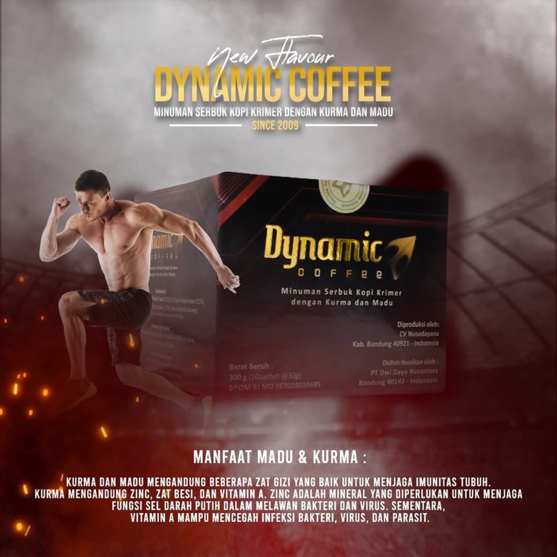 

Kopi Dynamic 10 Sachet 1 Box Original | Dynamik Coffe
