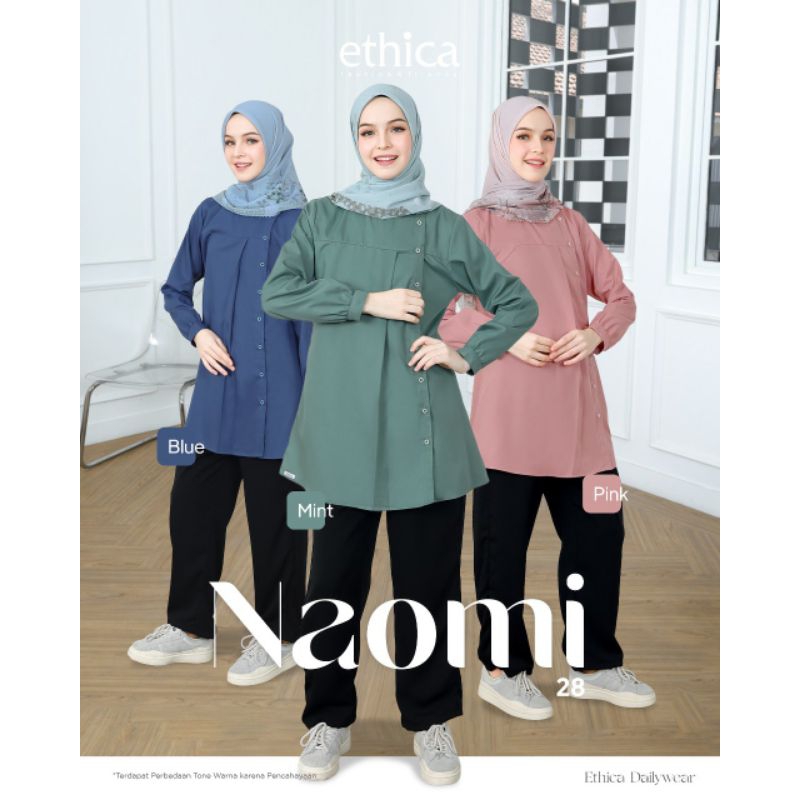 Naomi 28 by Ethica | Tunik Ethica | Tunik Casual | Tunik Polos | Tunik Premium | Tunik Ethica Terbar
