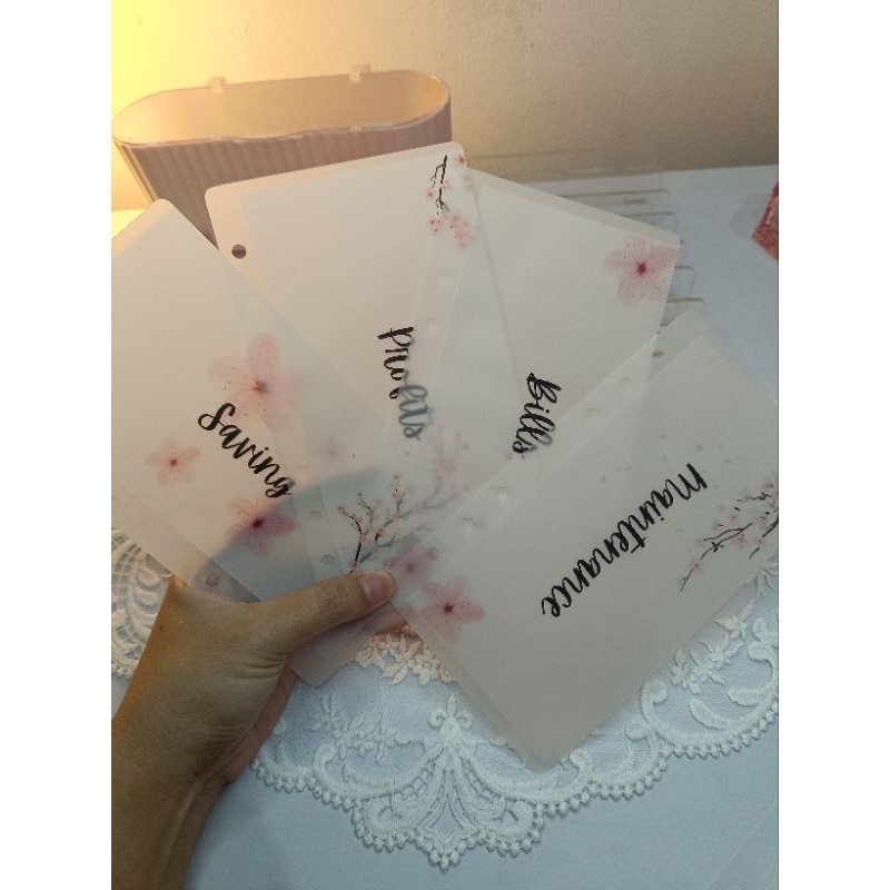 

Matte envelope Cherry blossoms series. pengatur keuangan budgeting ukuran A6