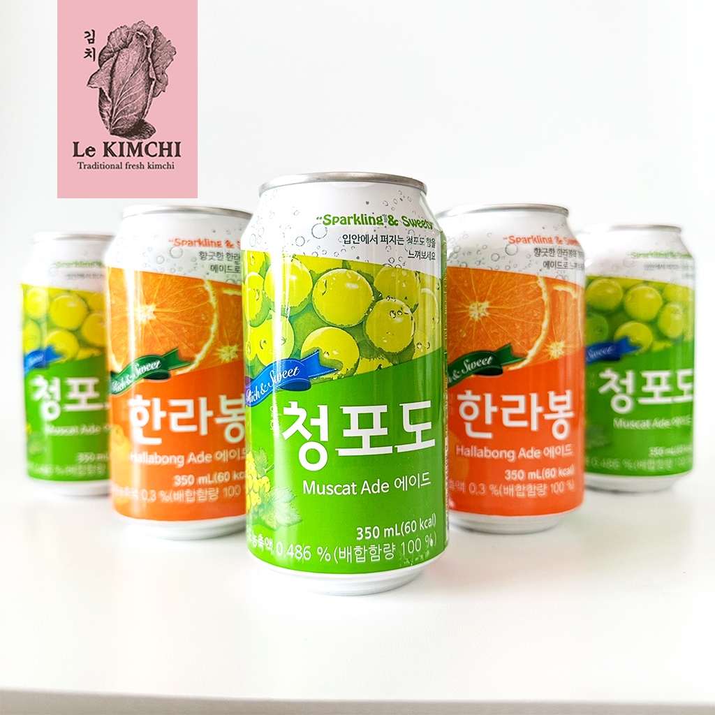 

ILHWA Muscat Ade Hallabong Ade 350 ml Can Minuman Korea Kaleng Minuman Soda Korea Korean Drink