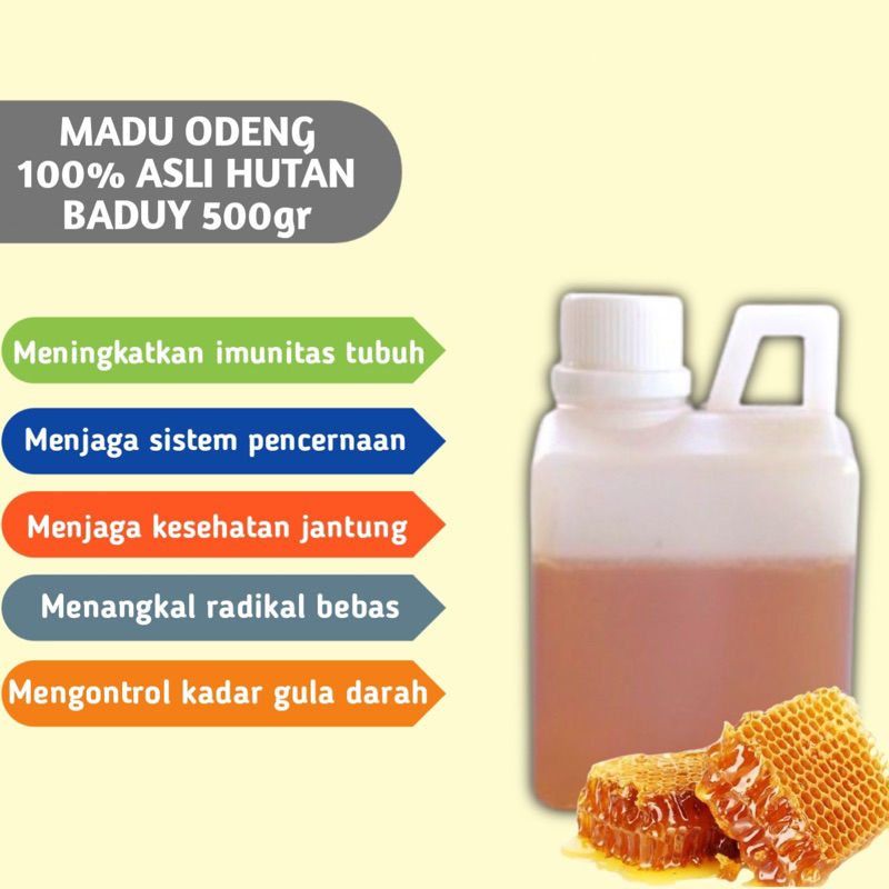 

Madu Baduy Asli 100% Dari Hutan Baduy - Madu Odeng Baduy Murni Tanpa Campuran 500gr