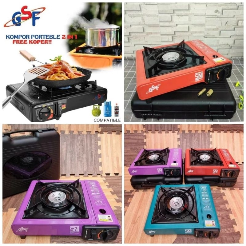 KOMPOR PORTABLE/ KOMPOR BBQ /kompor gas serbaguna /kompor kaleng dan tabung