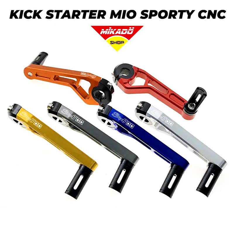 SELAHAN MIO SPORTY CNC STAGE 6 THAILAND MIO SOUL FINO AMORE ENGKOLAN KICK STARTER CVT CARBON FORGED 