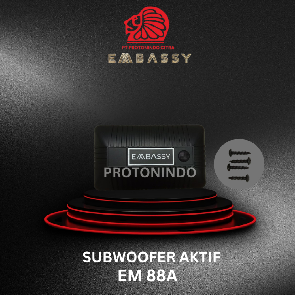 Subwoofer Aktif 8 Inch - Subwoofer Cabinet Embassy EM 88A