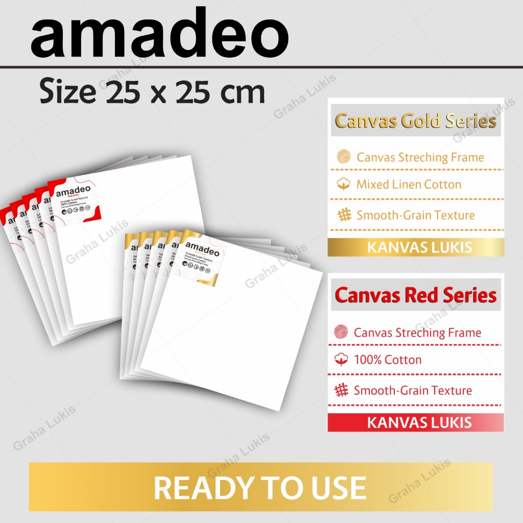 

Kanvas Lukis Amadeo ukuran 25X25cm