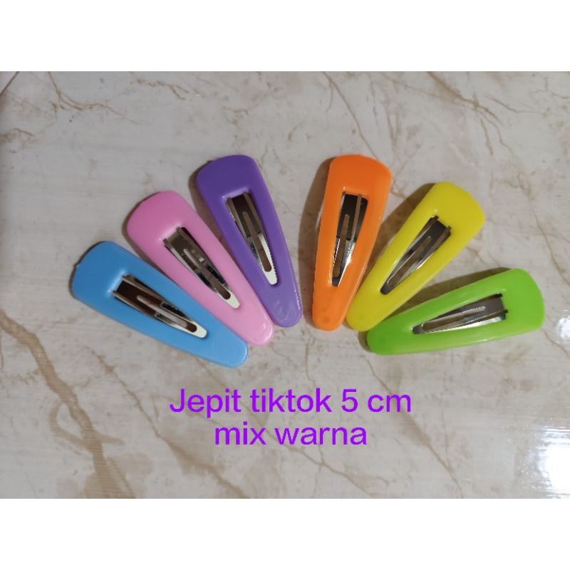 Ay00 Grosir Jepit Buaya / Jepit Bebek / Jepit Otomatis Murah 100 Pcs Alligator Clip