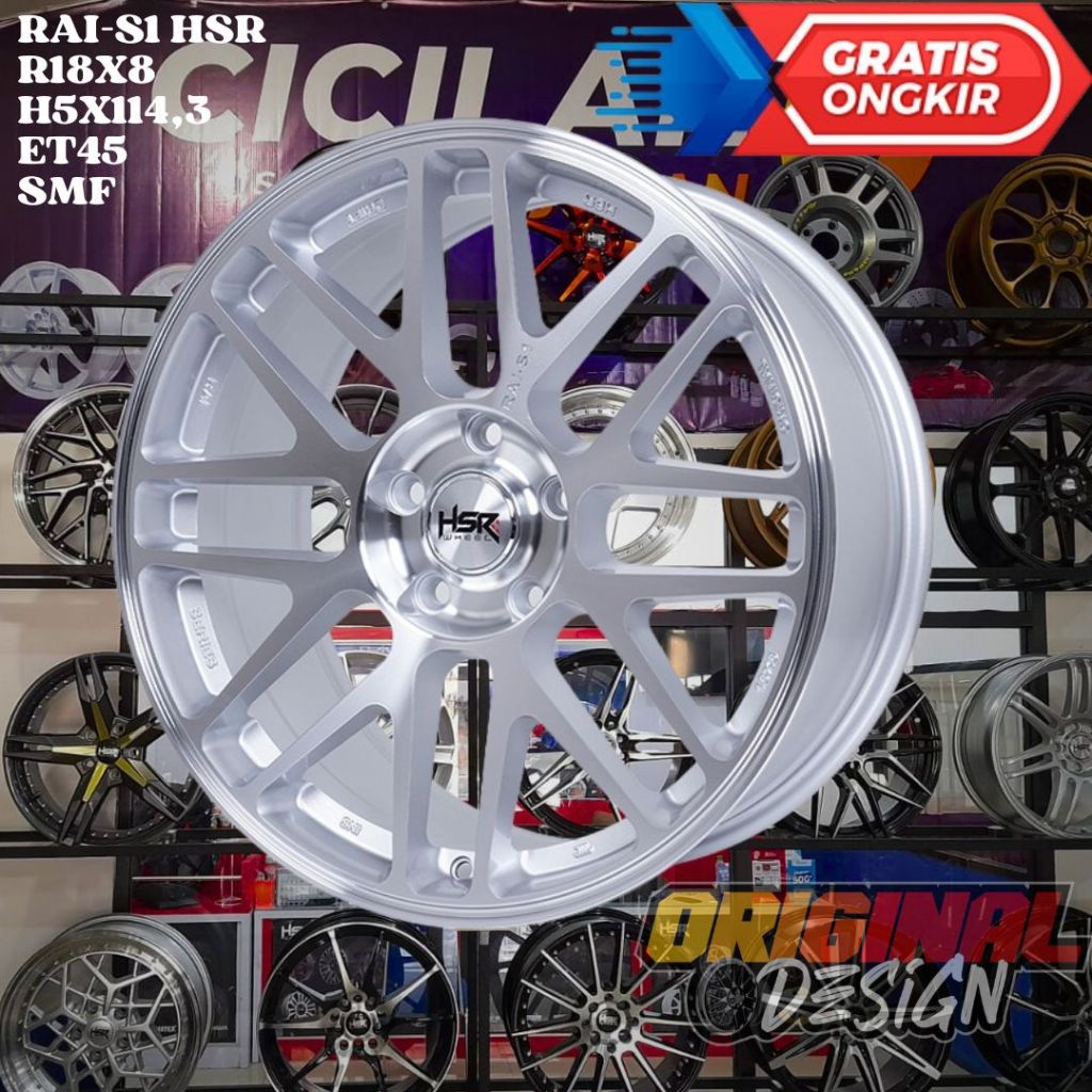Velg Mobil XPANDER , OUTLANDER , XFORCE , KUDA , HSR RAI S1 RING 18 R18