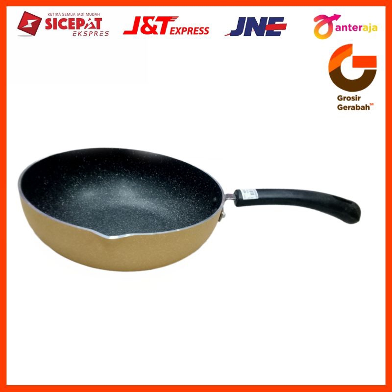 Delfiro deep wok 24cm gagang satu