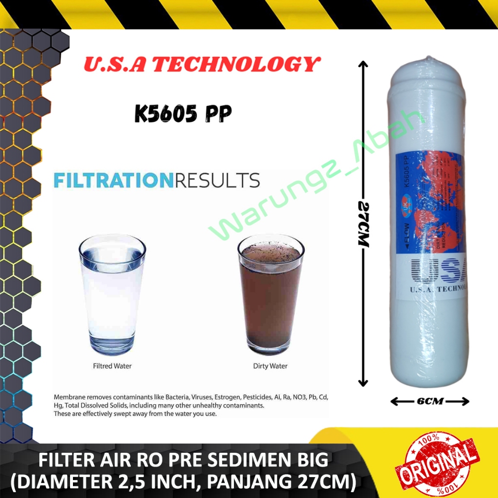REFILL WATER CARTRIDGE KARTRID FILTER KAPSUL CAPSUL PRE SEDIMEN SEDIMENT SARINGAN AIR MINUM REVERSE 