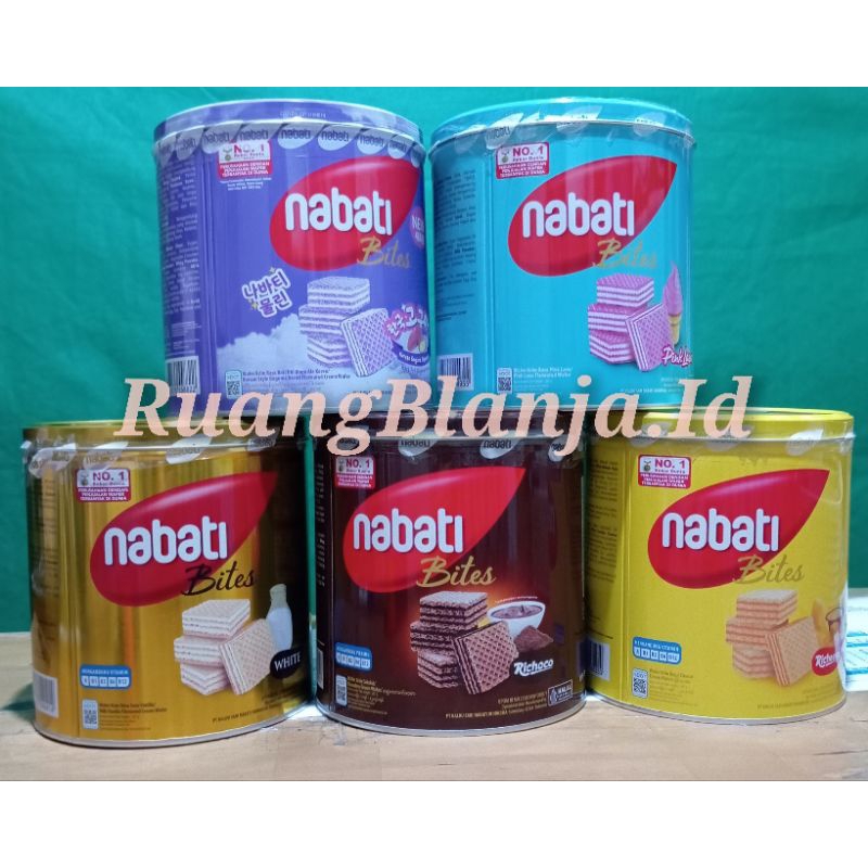 

Nabati Wafer Kaleng 287gr - biskuit - jajanan kaleng