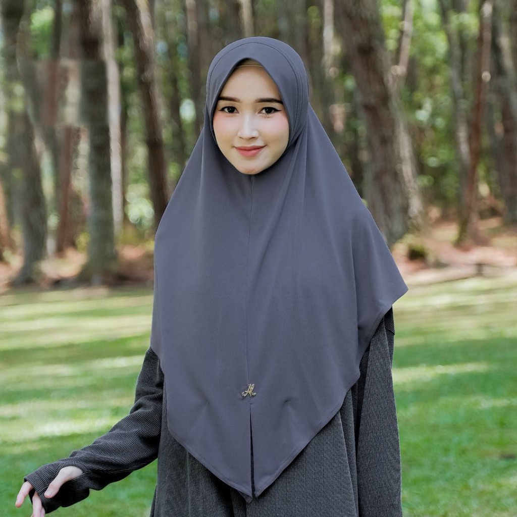 Albata Hijab - Runa Instan Bergo Casual Jersey - Hijab Instan