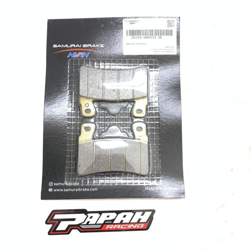 kampas rem 4p nissin samurai