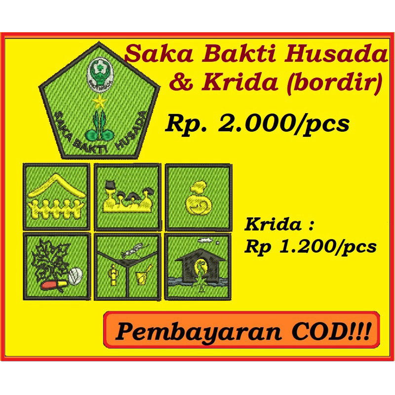 Badge Saka Bakti Husada dan Krida (bordir)