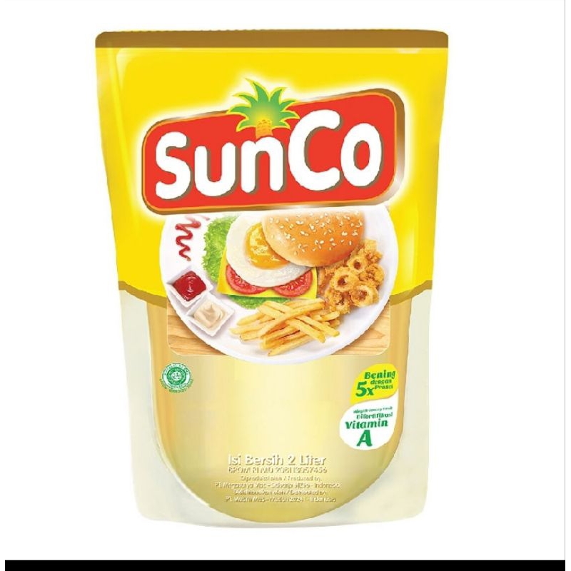 

Sunco minyak goreng pouch 2L