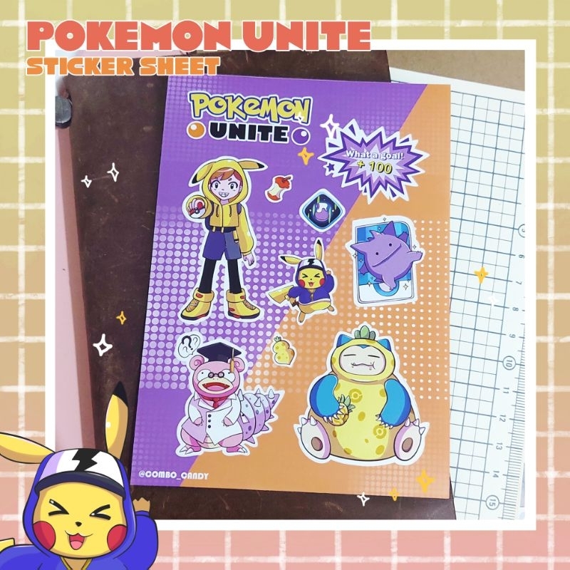 

Pokemon Unite Sticker/Stiker Sheet • Combo Candy •