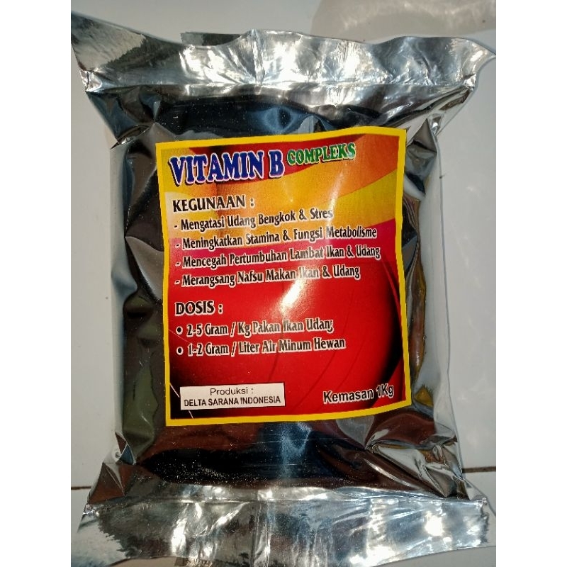 BOSTER VITAMIN B KOMPLEK UNTUK IKAN UDANG 1 KG