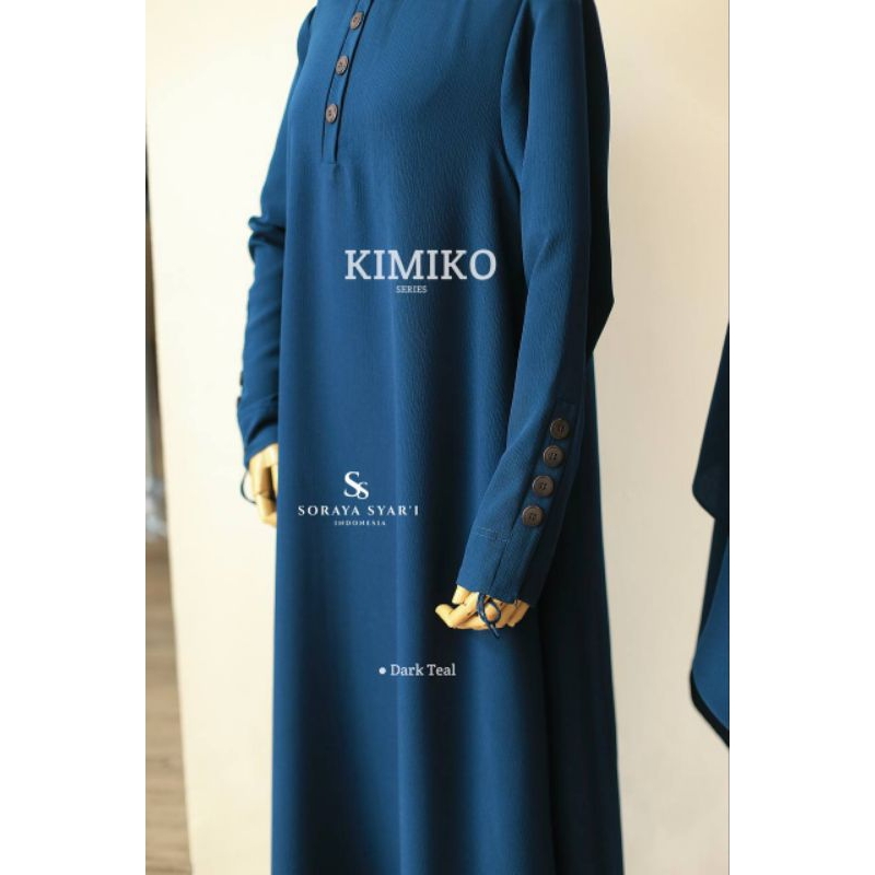 ABAYA KIMIKO 🪭 ABAYA ONLY, BAHAN MAHALINI, DESIGN UNIK & LANGKA