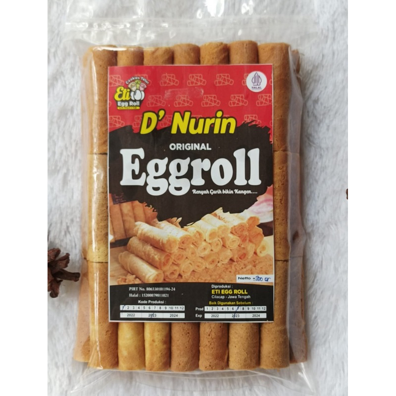 

Eggrol D'NURIN/harga promo/180gr