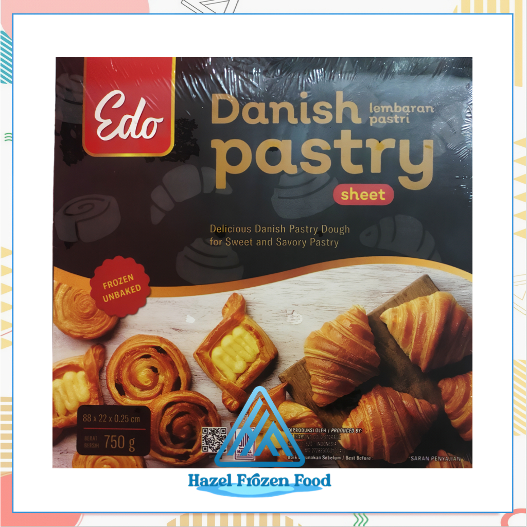 

Edo Danish Pastry 750gr Frozen Food Karawang