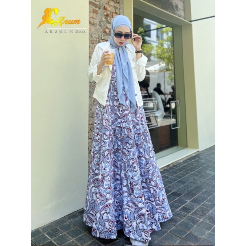 ARUNA DRESS SET MIDI CARDIGAN By ANUM ORIGINAL