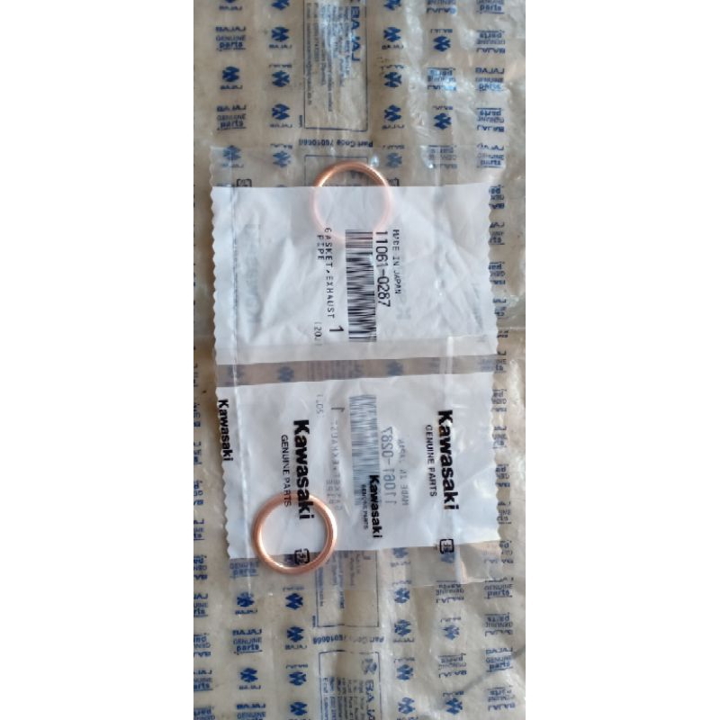 PAKING KNALPOT NINJA 250 FI GASKET KNALPOT NINJA 250R PAKING PIPA KNALPOT NINJA 250 FI