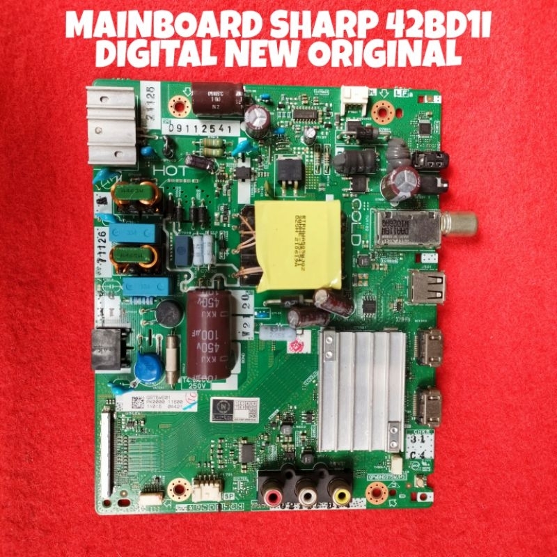 SHARP 2T-C42BD11-MESIN TV MODUL MB MAINBOARD TV LED SHARP 2T C42BD11