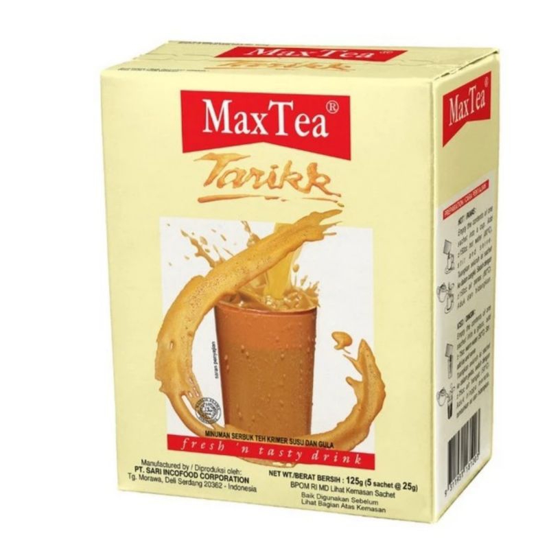 

Maxtea Teh Tarik Dus isi 5 sachets