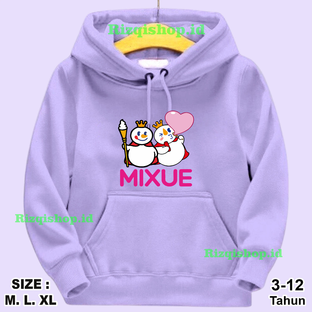 Hoodie Anak Perempuan usia 3 4 5 6 7 8 9 10 11 12 Tahun MIXUE 2 | hoodie anak perempuan | hoodie ana