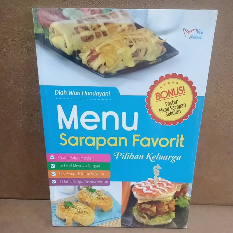 

Buku Original MENU SARAPAN FAVORIT PILIHAN KELUARGA - DIAH WURI HANDAYANI