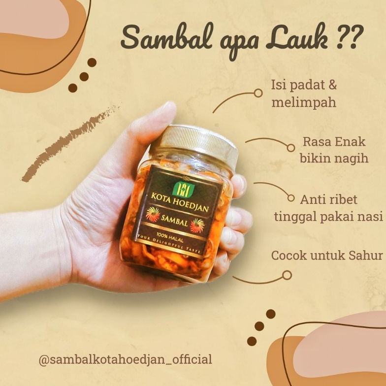 

A82 READY SIAP KIRIM SAMBAL KOTA HOEDJAN SAMBAL TERI GABUS PARU JENGKOL PETE MELINJO BAWANG CUMI 258