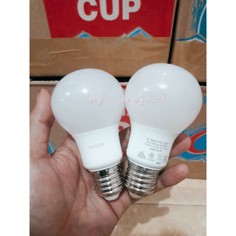 lampu Philips Led 8 watt Rekondisi