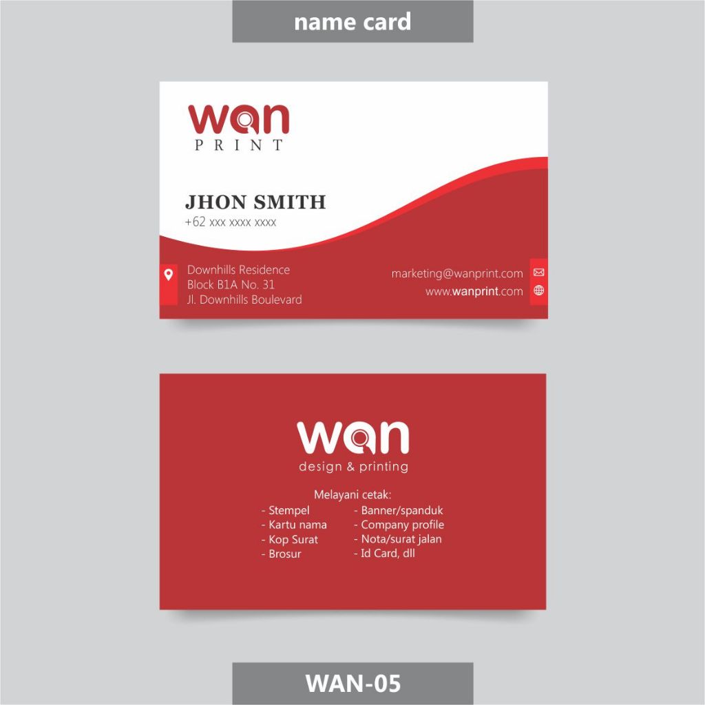 

CETAK KARTU NAMA CUSTOM