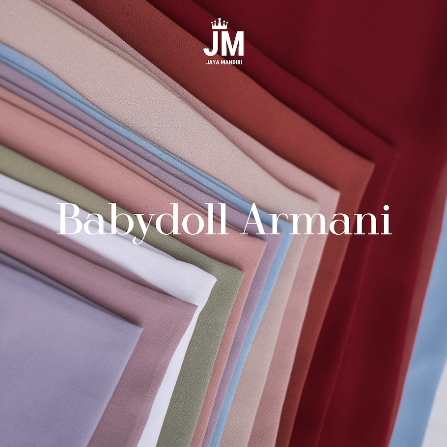 JM ARMANI Kain bahan ceruty ceruti Baby Doll Babydoll (ECER YARD)