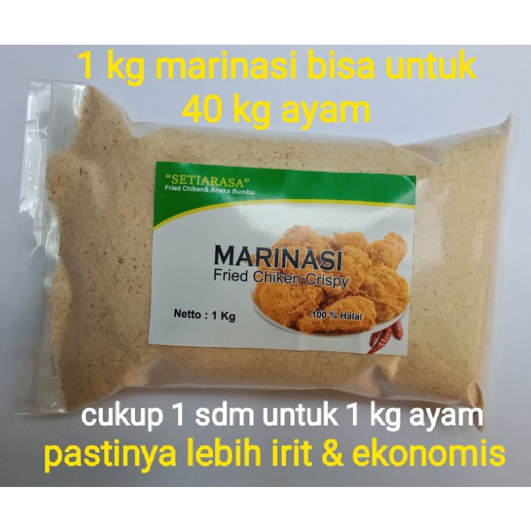 

Re4dy Stock MARINASI FRIED CHICKEN 1KG Diskon Spesial