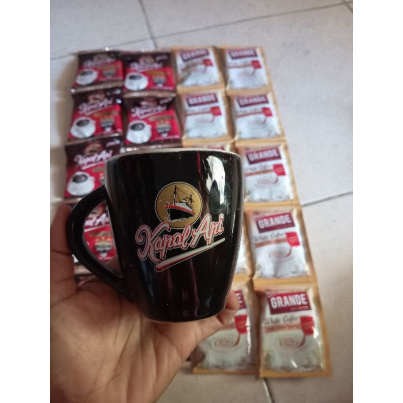 kopi kapal api free mug keramik