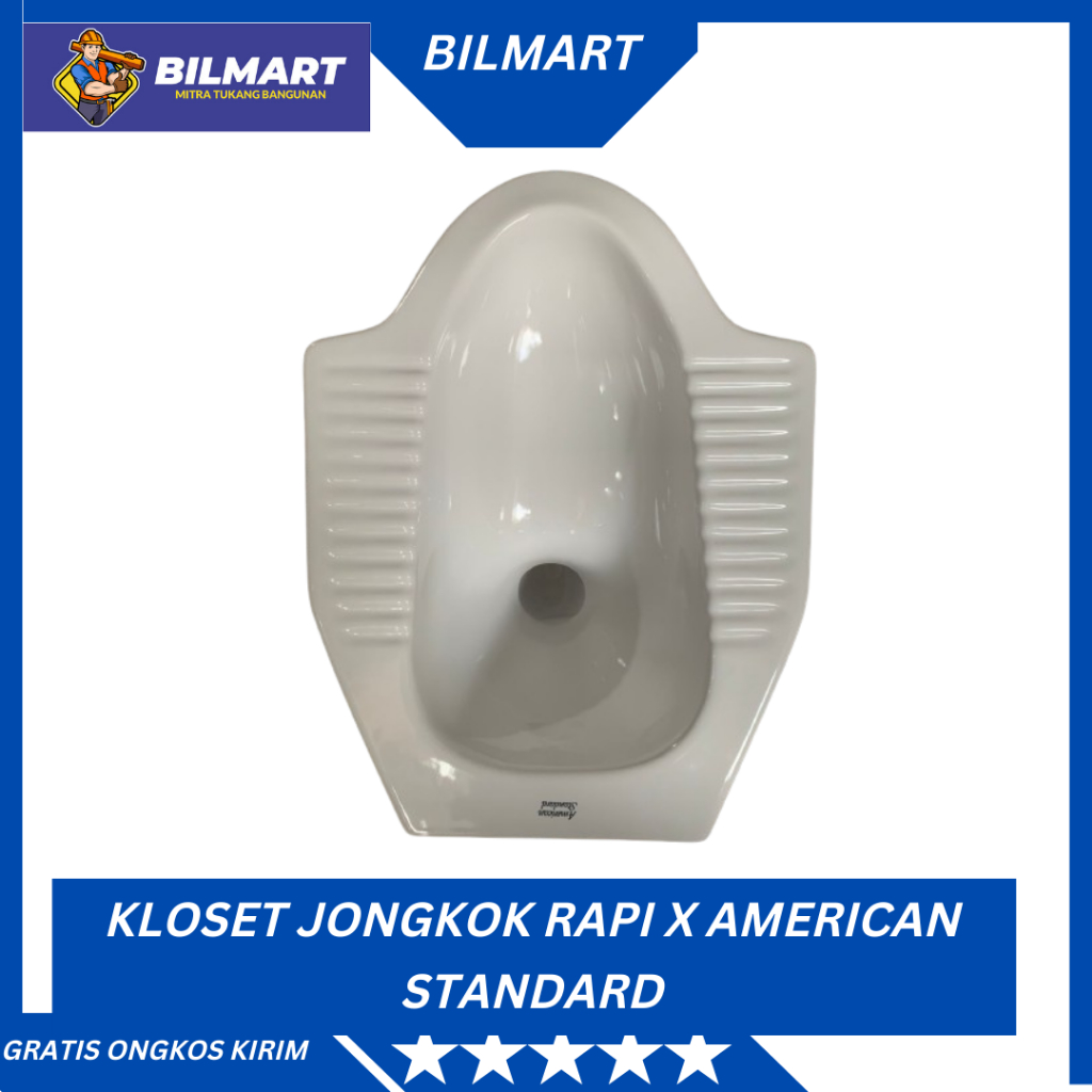 KLOSET JONGKOK RAPI EX AMERICAN STANDARD PUTIH