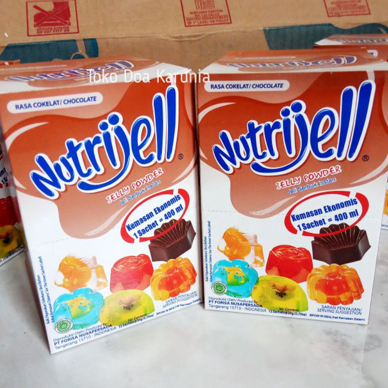 

J16 Nutrijell Coklat Nutrijell Buah 1 box isi 12 sachet 12