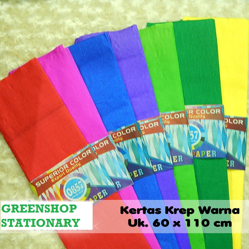 

KERTAS CREP / KERTAS KLOBOT LEMBARAN