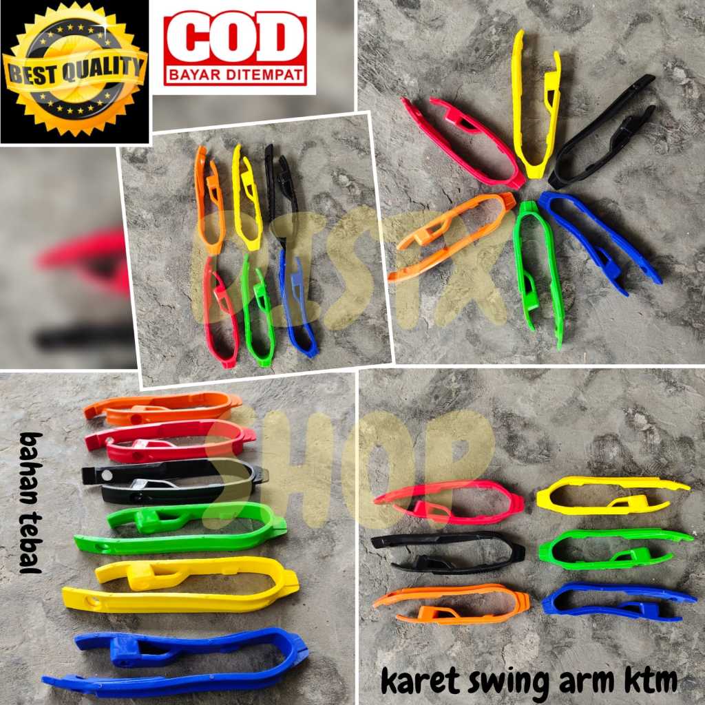 KARET SWING ARM KTM UNIVERSAL PENAHAN BANTALAN RANTAI DTRACKER TRAIL SUPERMOTO MOTOCROSS